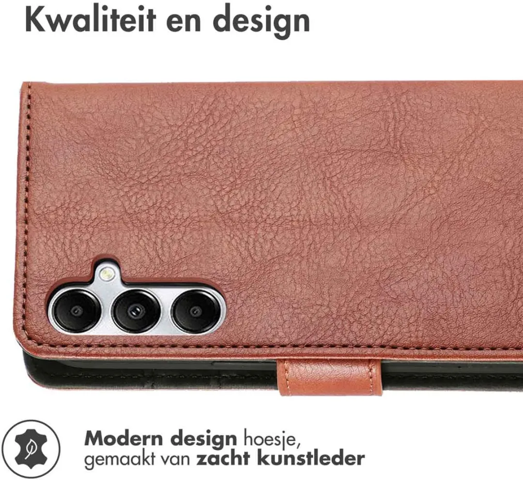 Imoshion Hoesje Samsung Galaxy A55 - 3 Pasjes Bruin