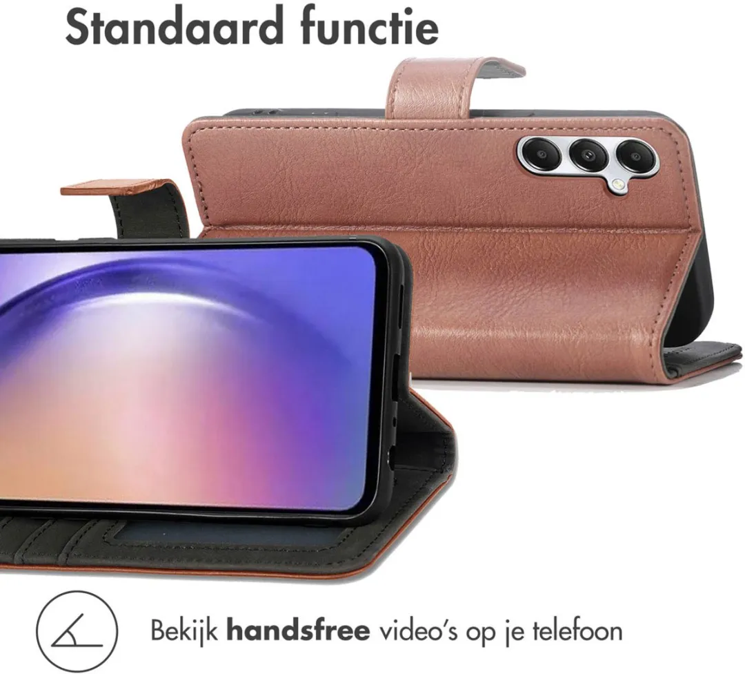 Imoshion Hoesje Samsung Galaxy A55 - 3 Pasjes Bruin