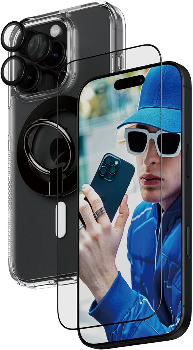 PanzerGlass PG 4-in-1 Bundle iPhone 16 Pro 6.3"
