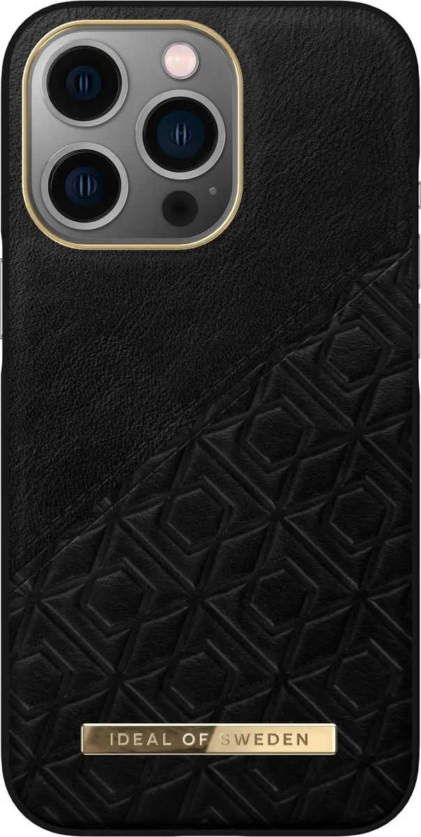 iDeal of Sweden Fashion Case Atelier iPhone 13 Pro - Embossed Black
