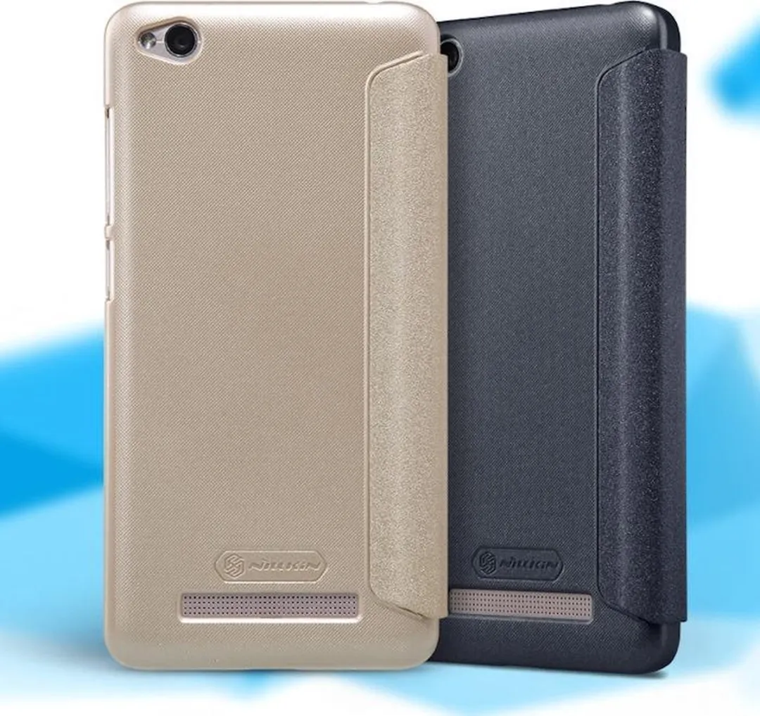 Nillkin Sparkle S-View Book Case Xiaomi Redmi 4A - Goud - afbeelding 6 van 6