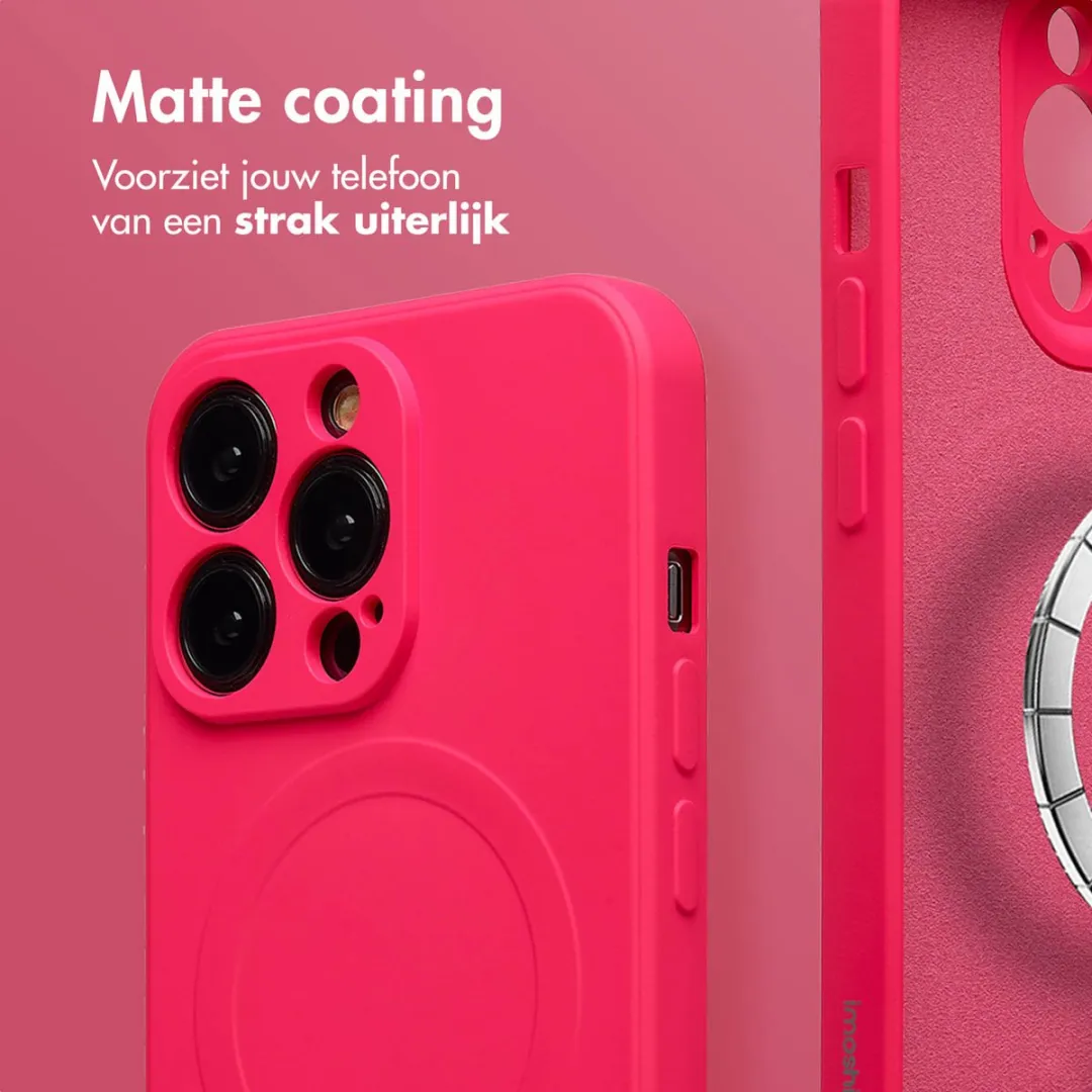 Imoshion Hoesje iPhone 16 Pro Max - Neon Roze - MagSafe