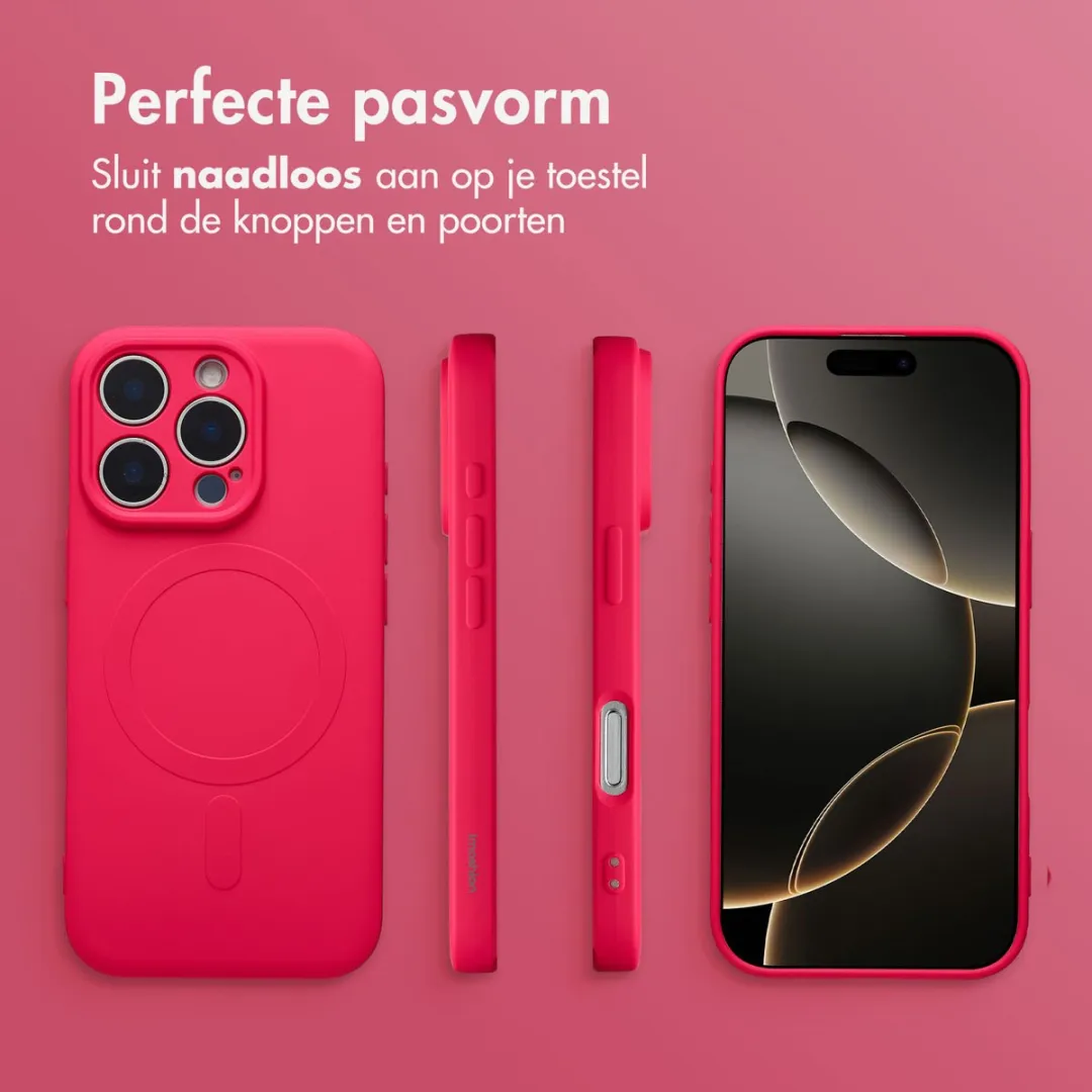Imoshion Hoesje iPhone 16 Pro Max - Neon Roze - MagSafe - afbeelding 6 van 6