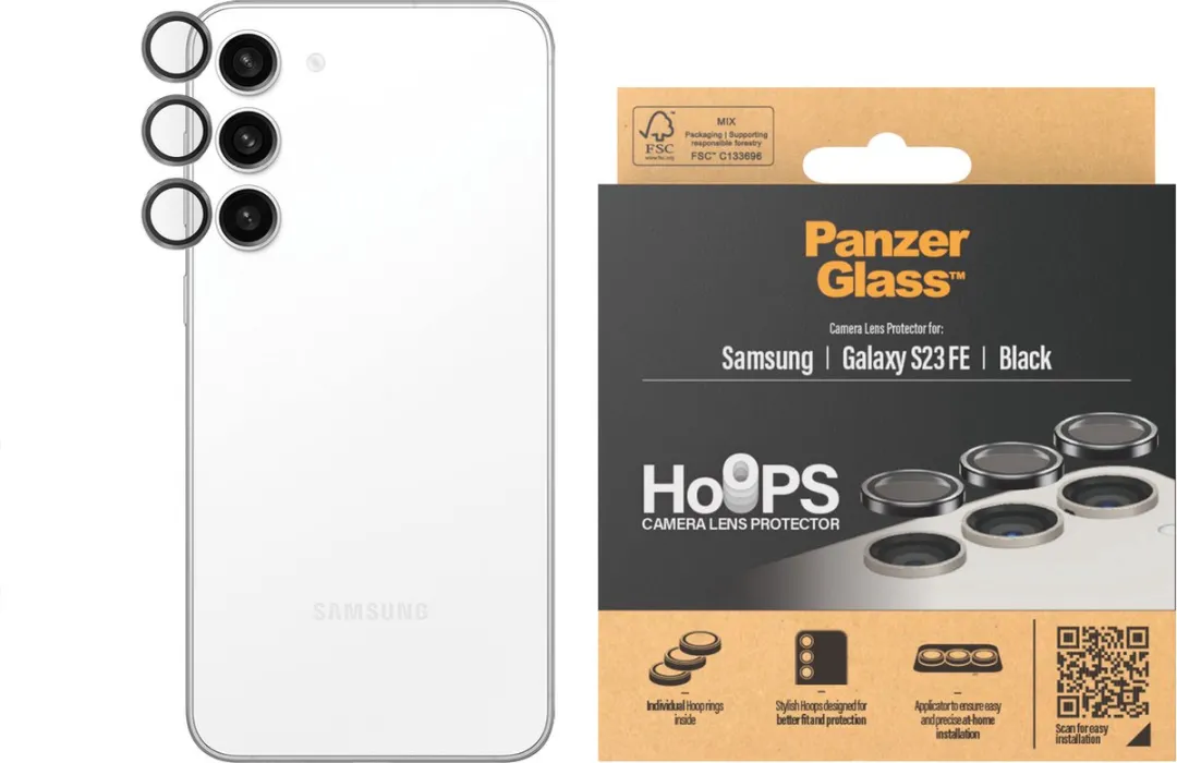 PanzerGlass Hoops Camera Lens Protector Samsung Galaxy S23 FE - 1 Stuk