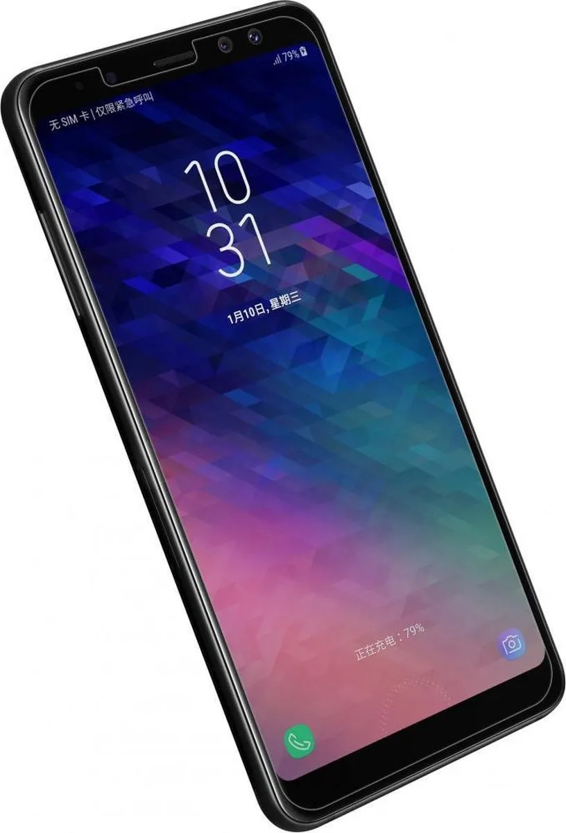 Nillkin Tempered Glass Screenprotector Samsung Galaxy A8+ (2018) 9H Nano - afbeelding 2 van 5