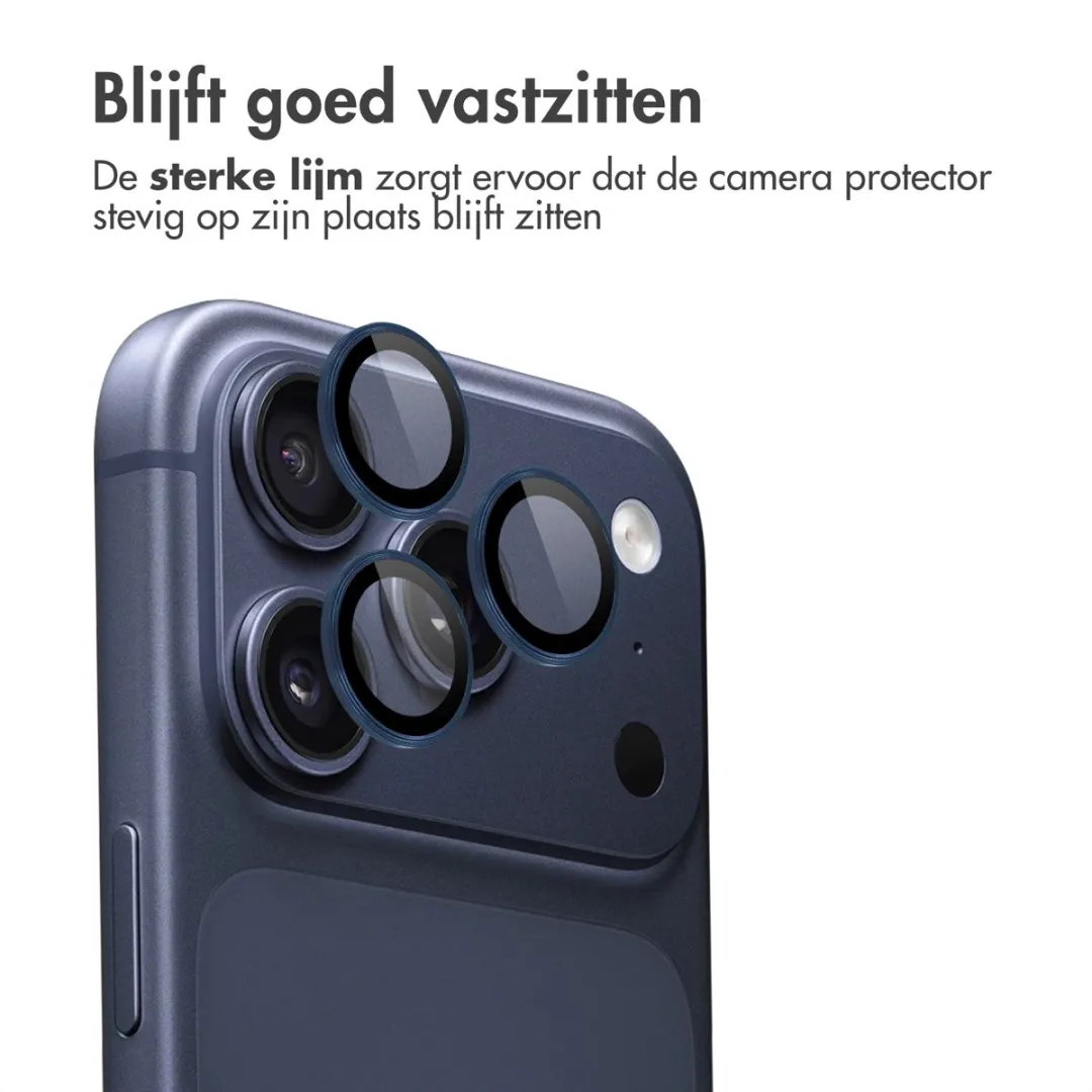Imoshion Camera Lens Protector iPhone 17 Pro Max - 2 Stuks - Donkerblauw