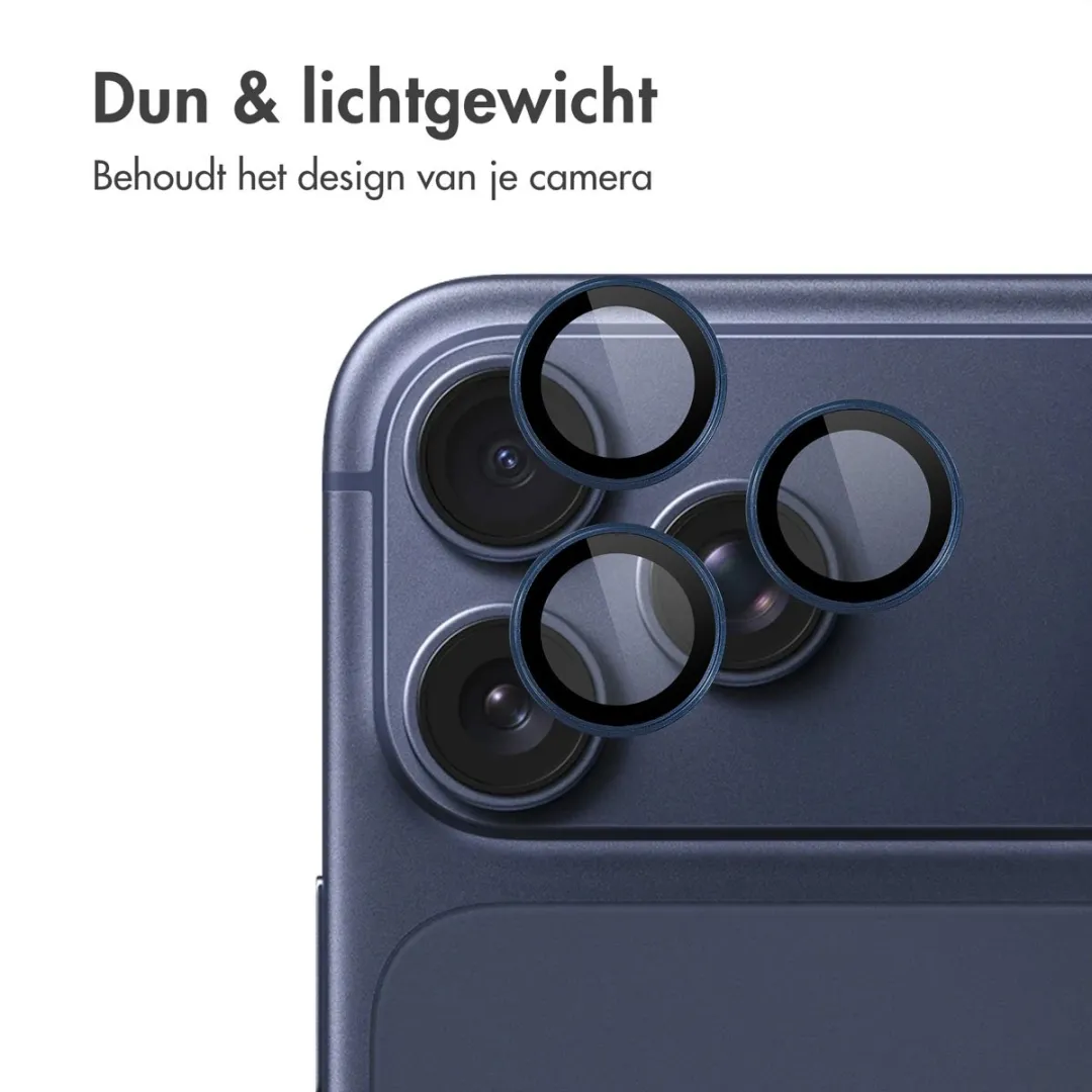 Imoshion Camera Lens Protector iPhone 17 Pro Max - 2 Stuks - Donkerblauw