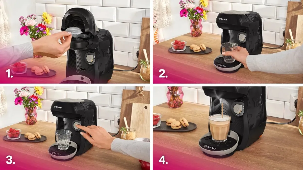 Bosch TAS109E Capsule Koffiemachine - 1400W - 700ml - Zwart