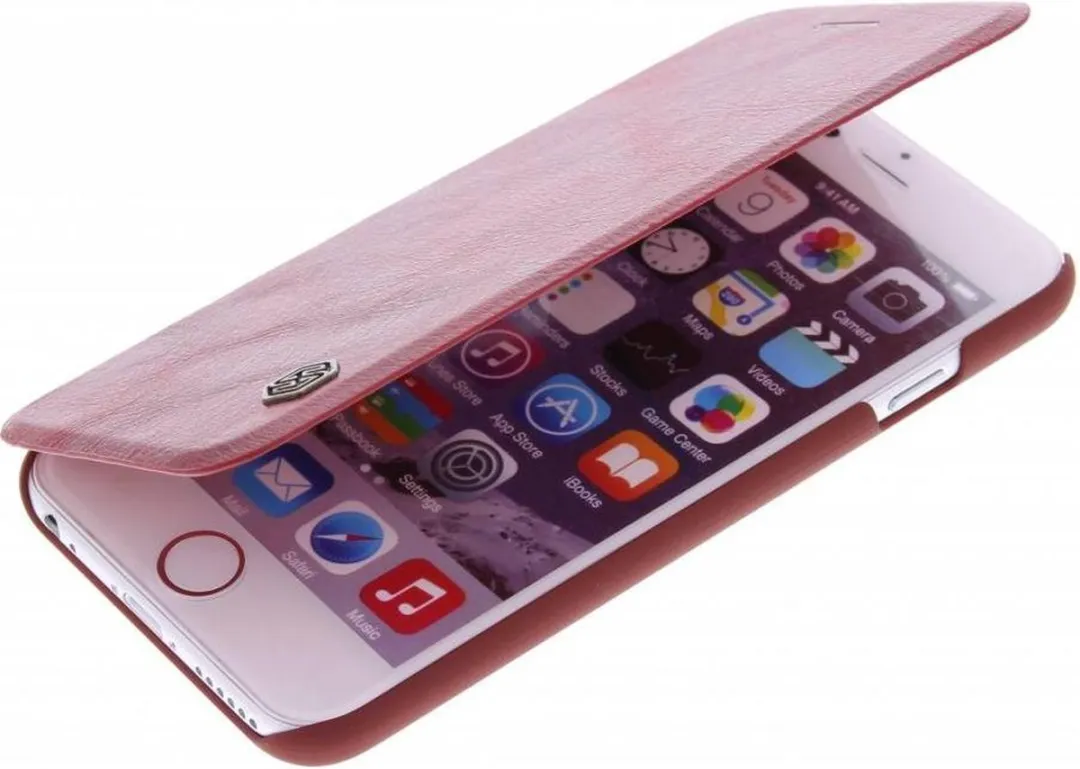 Nillkin Qin Leather Slim Booktype Hoes iPhone 6 - Rood