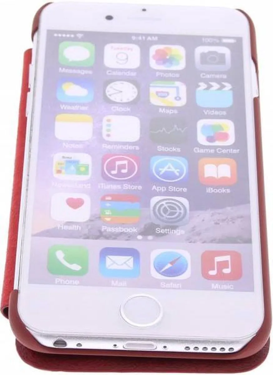 Nillkin Qin Leather Slim Booktype Hoes iPhone 6 - Rood