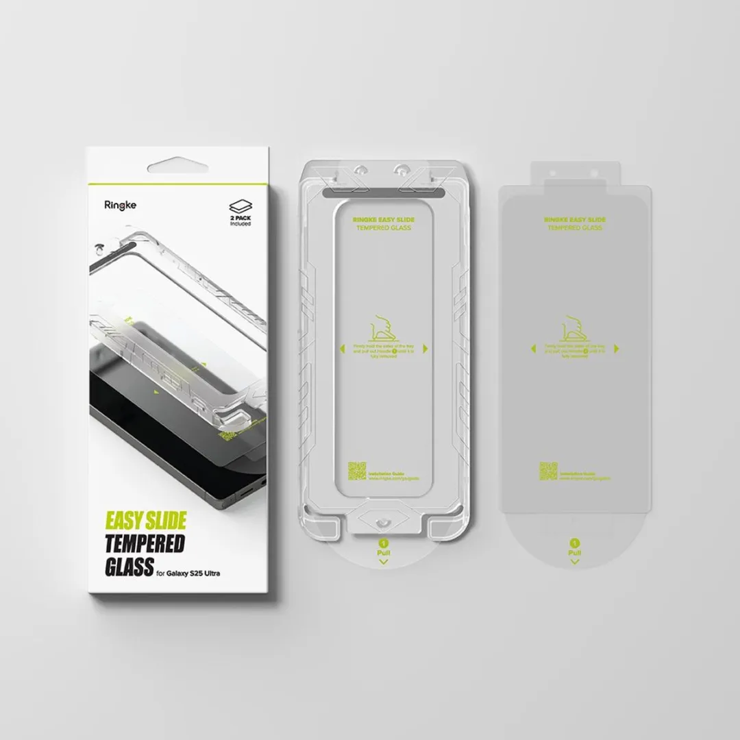 Ringke Easy Slide Tempered Glass 9H - 2 Stuks - Samsung Galaxy S25 Ultra