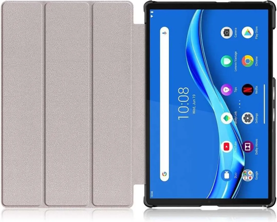 Just in Case Lenovo Tab M10 Plus Smart Tri-Fold Hoesje 7833327 - Rood