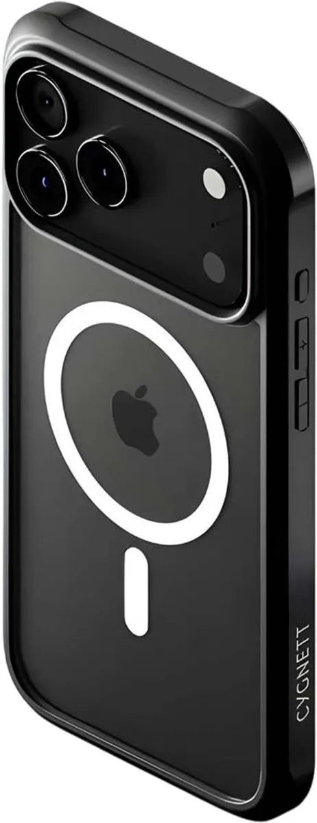 Cygnett Hoesje iPhone 17 Pro Max MagTitan MagSafe CY5608CPMAG - Doorzichtig zwart