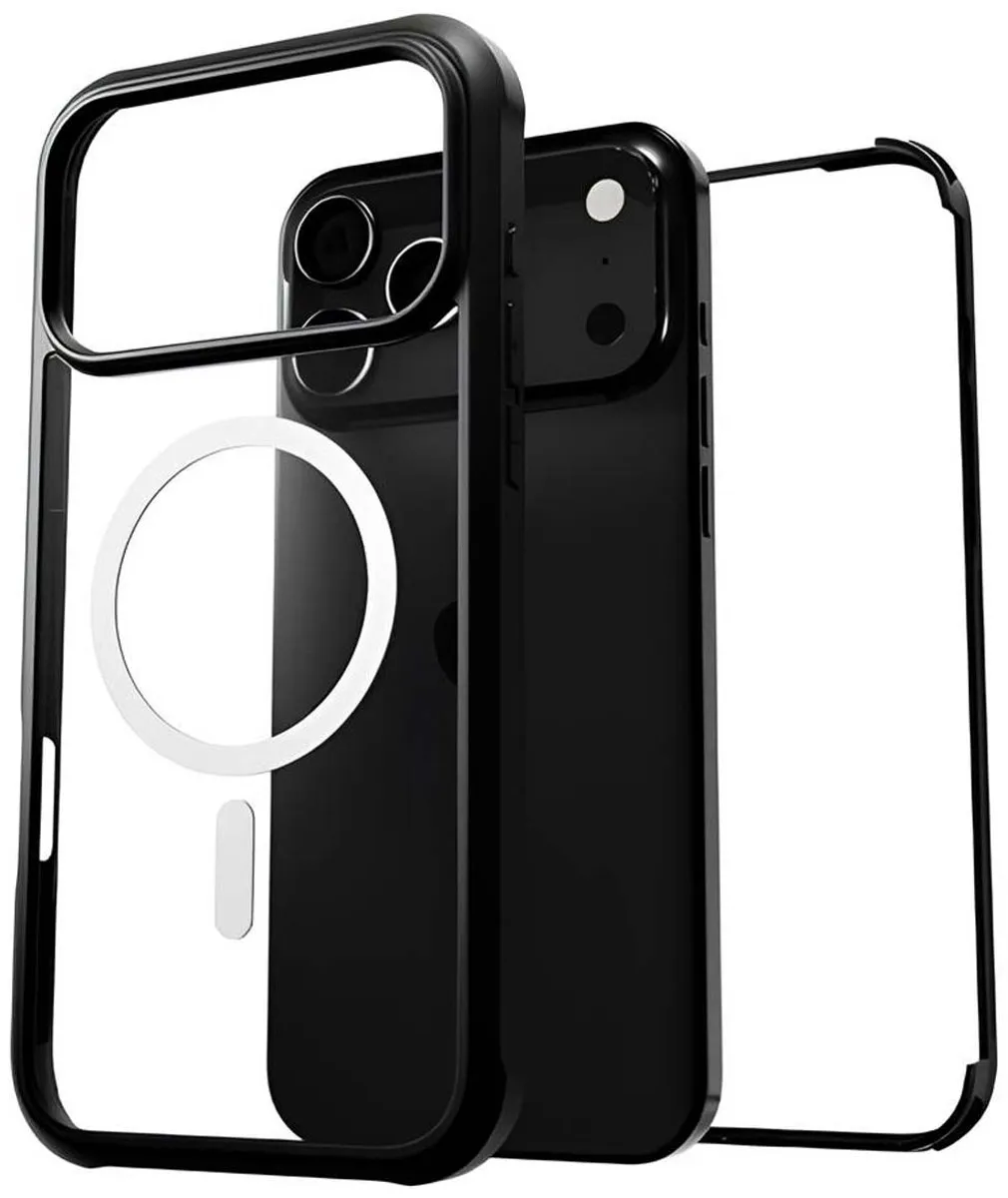 Cygnett Hoesje iPhone 17 Pro Max MagTitan MagSafe CY5608CPMAG - Doorzichtig zwart