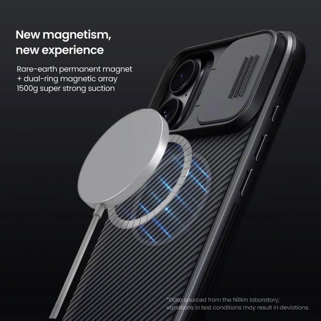 Nillkin CamShield Magnetisch Hoesje iPhone 16 - Zwart
