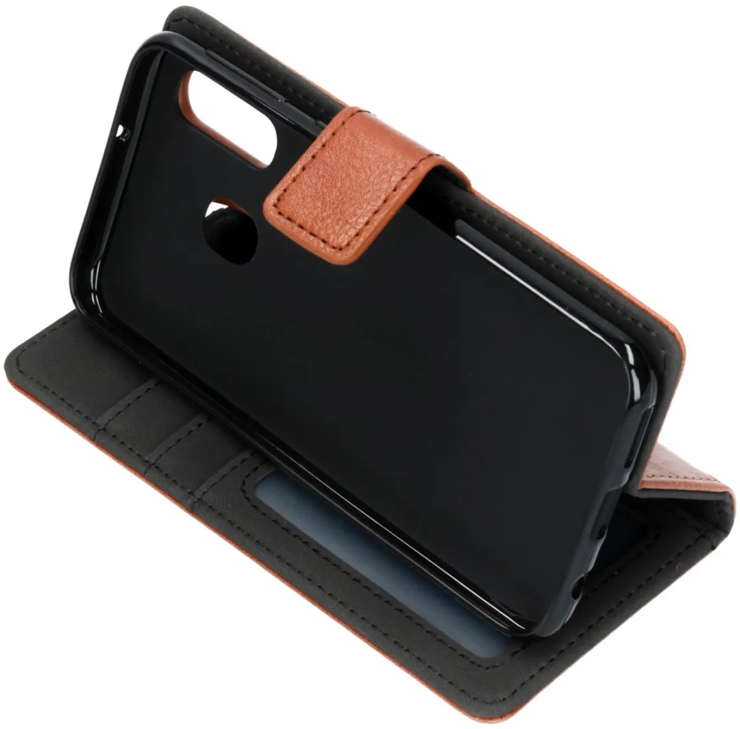 Imoshion Hoesje Samsung Galaxy A40 - 3 Pasjes - Bruin