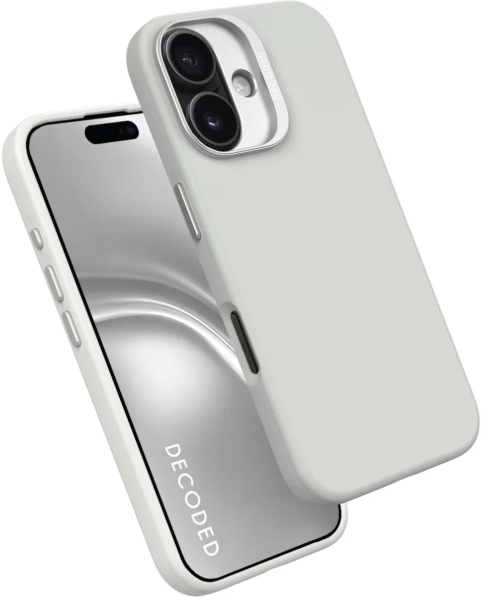 Decoded Siliconen Hoesje iPhone 16 Plus - Stone Grijs - afbeelding 2 van 6