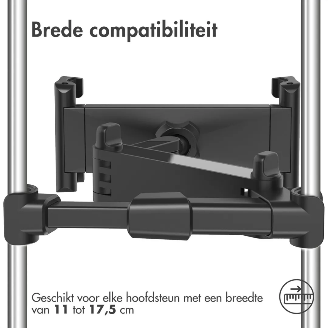 Imoshion SH00054520 Tablethouder Auto 14.5" - 360° Draaibaar - Zwart