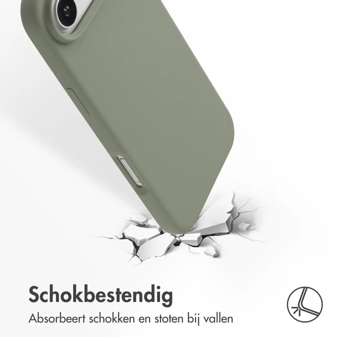 Accezz iPhone 17 Air MagSafe Hoesje - Olijfgroen