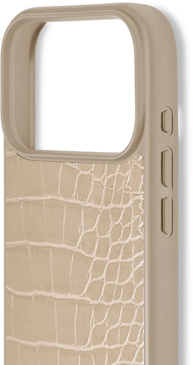 iDeal of Sweden Vegan Leather Backcover iPhone 17 Pro - Warm Beige - IDVLCMS-I2561P-456