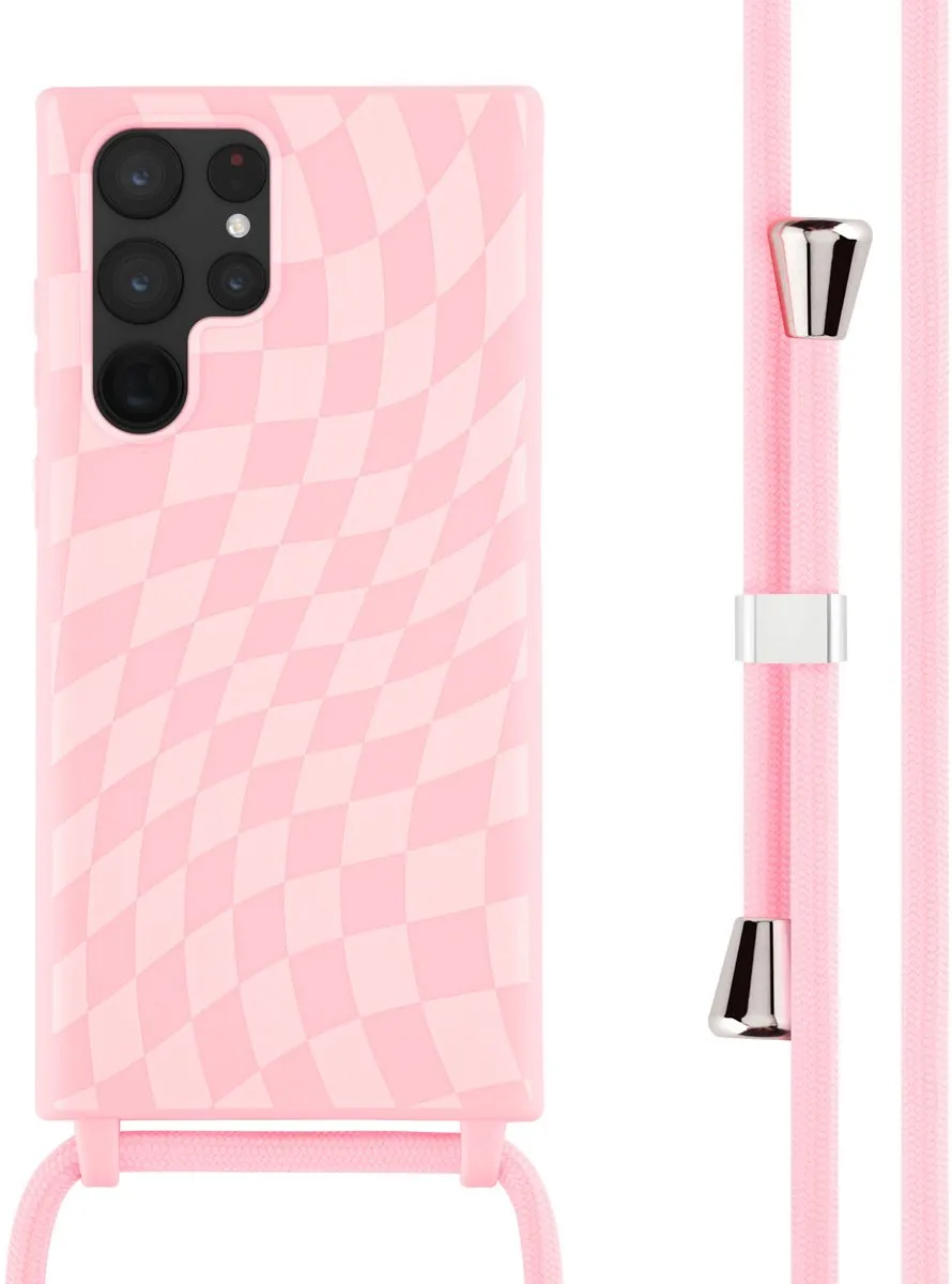 Imoshion Hoesje Samsung Galaxy S22 Ultra - Siliconen Retro Pink