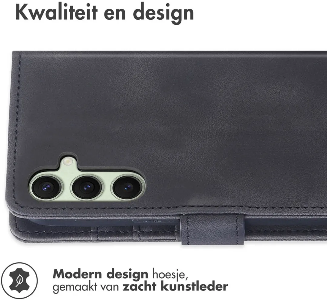 Imoshion Bookcase Hoesje Samsung Galaxy S24/S25 - 3 Pasjes - Zwart
