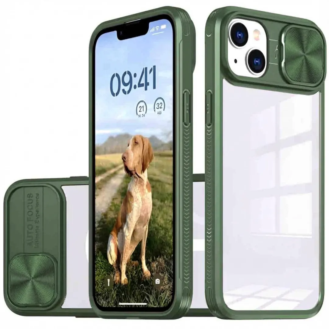 Imoshion Hoesje iPhone 13 - Donkergroen