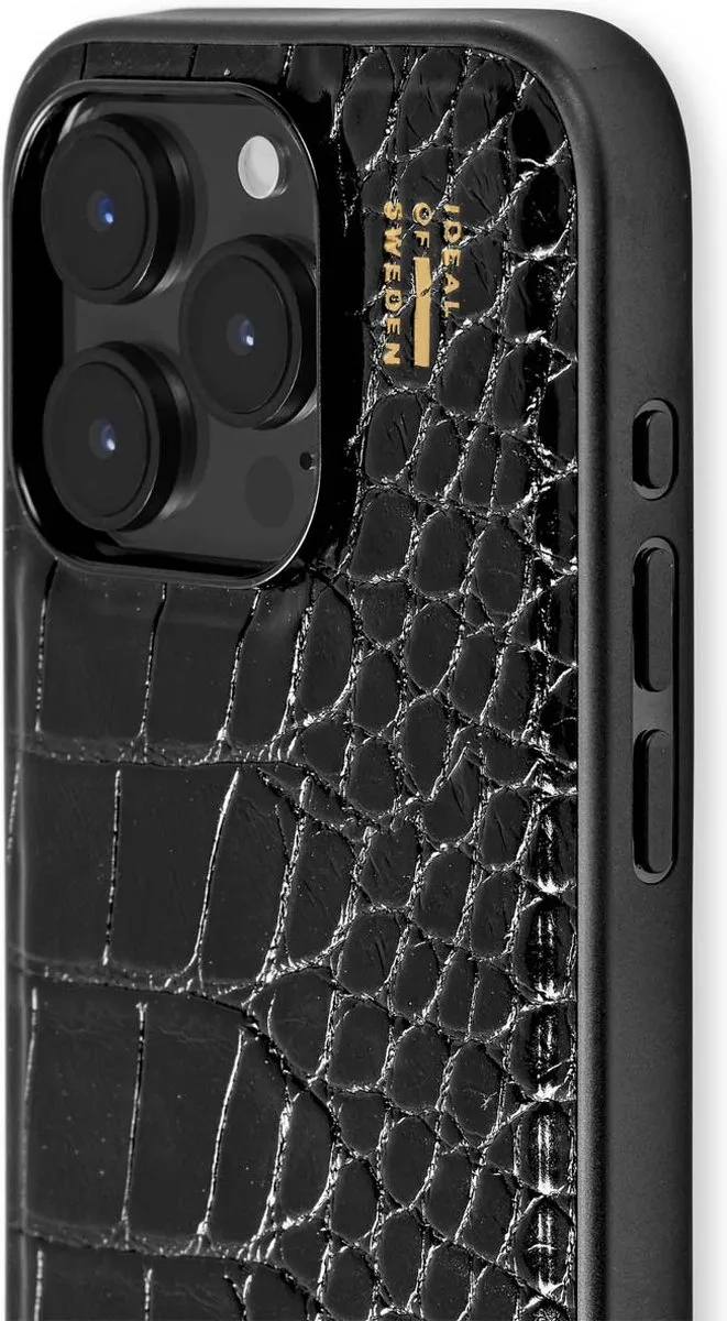 iDeal of Sweden Vegan Leather Backcover iPhone 15 Pro - IDVLC-I2361P-334 - Zwart
