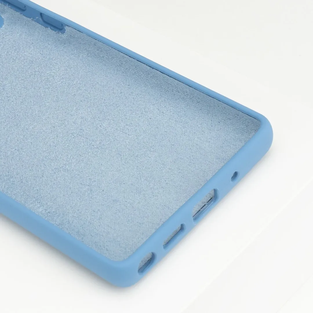 BMAX Siliconen Hard Case Samsung Galaxy Note20 - Blauw