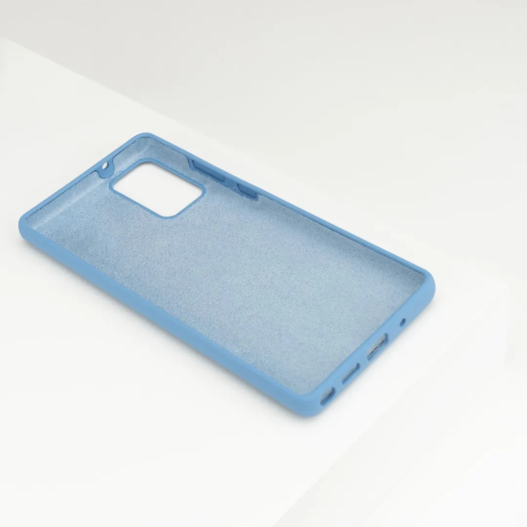 BMAX Siliconen Hard Case Samsung Galaxy Note20 - Blauw