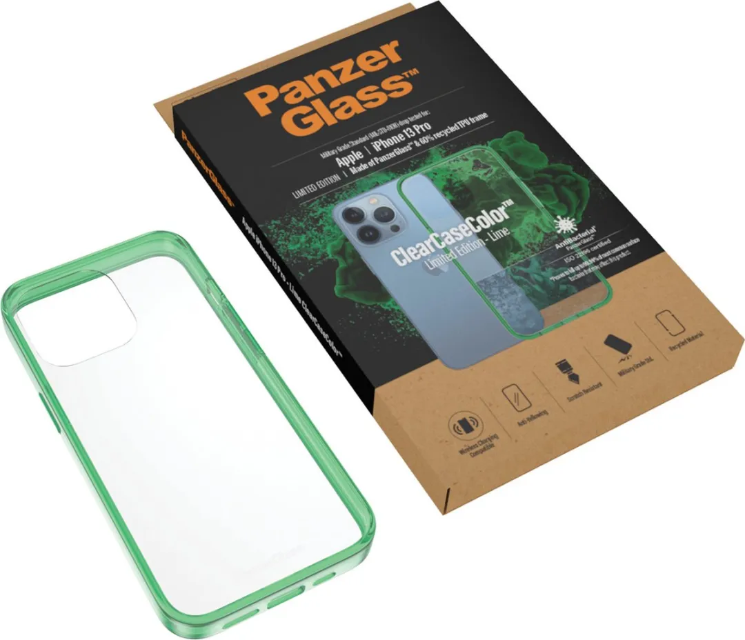 PanzerGlass ClearCase Groen Hoesje PZ-0339 - iPhone 13 Pro