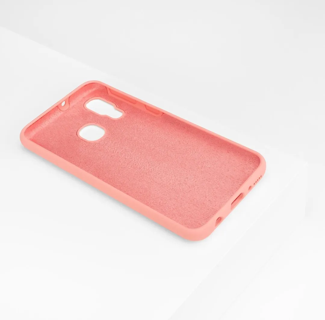 BMAX Siliconen Hoesje Samsung Galaxy A40 - Peach - BMAX26595486