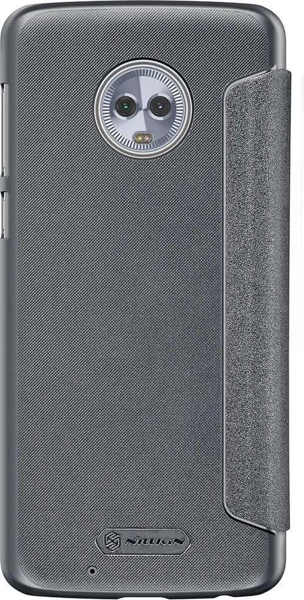 Nillkin Sparkle Series Hoesje Motorola Moto G6 - Zwart - afbeelding 4 van 6