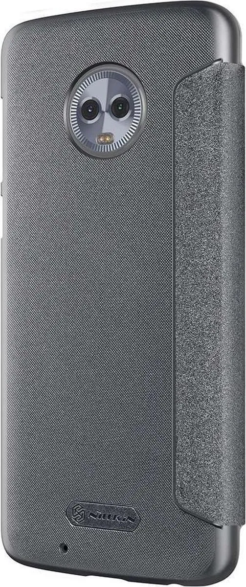 Nillkin Sparkle Series Hoesje Motorola Moto G6 - Zwart - afbeelding 6 van 6