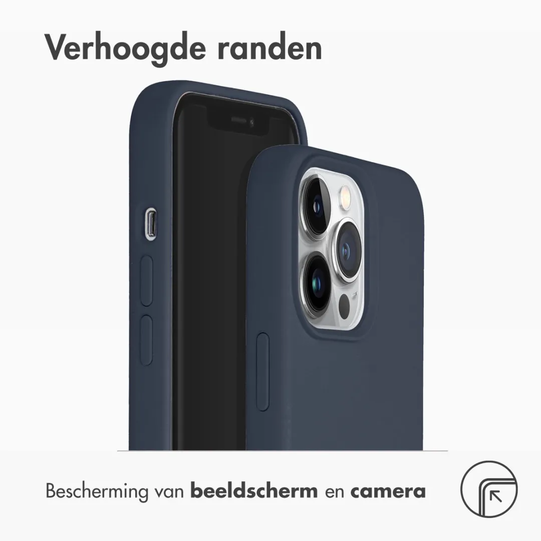 Accezz Hoesje iPhone 13 Pro Donkerblauw - MagSafe