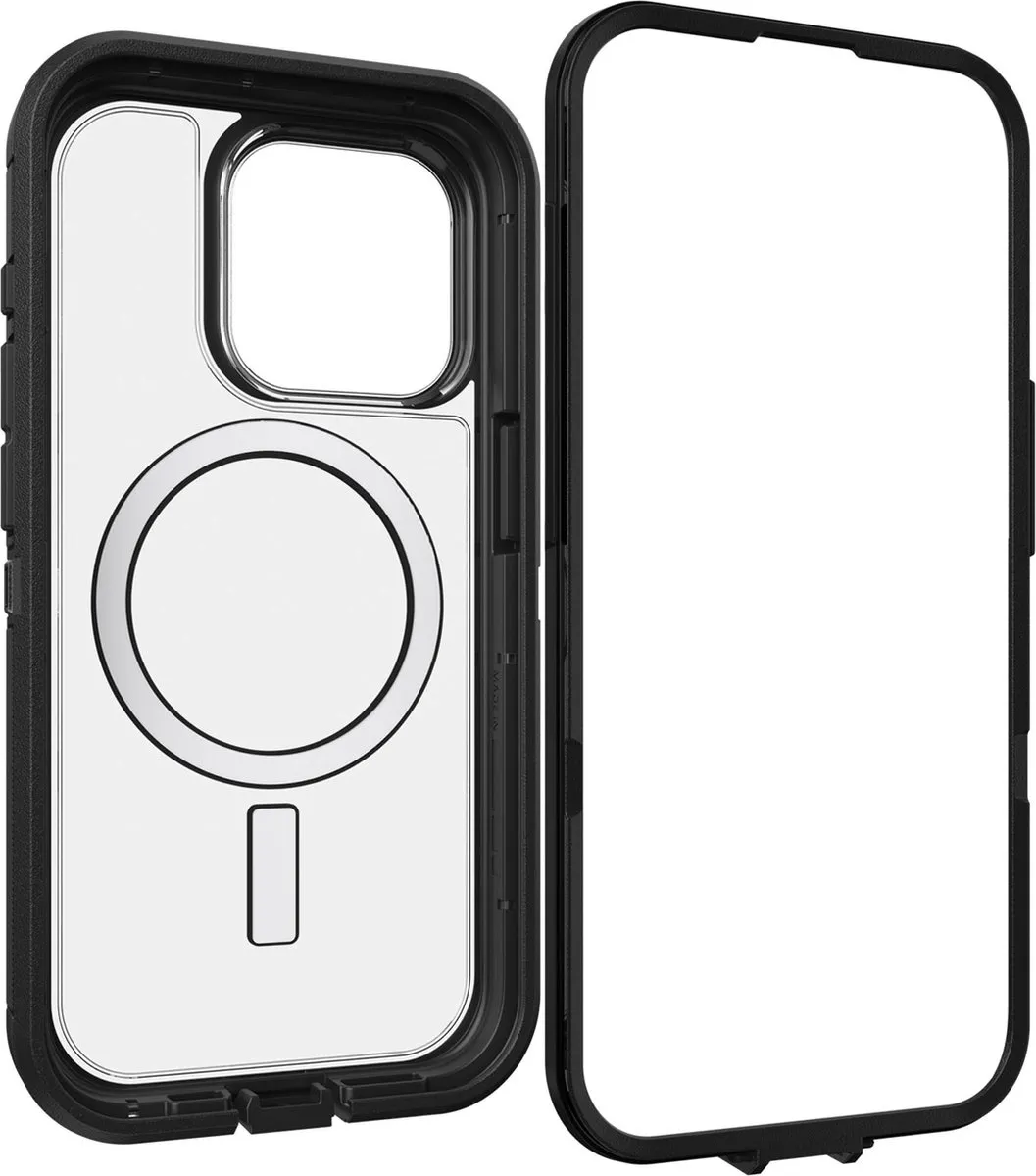 OtterBox Defender XT 77-93267 iPhone 15 Pro Hoes - MagSafe - Transparant/Zwart