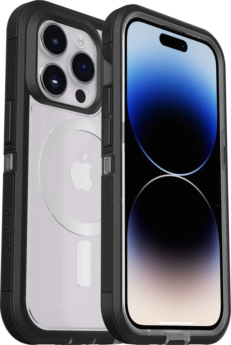 OtterBox Defender XT 77-93267 iPhone 15 Pro Hoes - MagSafe - Transparant/Zwart