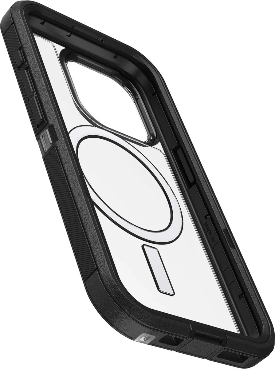 OtterBox Defender XT 77-93267 iPhone 15 Pro Hoes - MagSafe - Transparant/Zwart