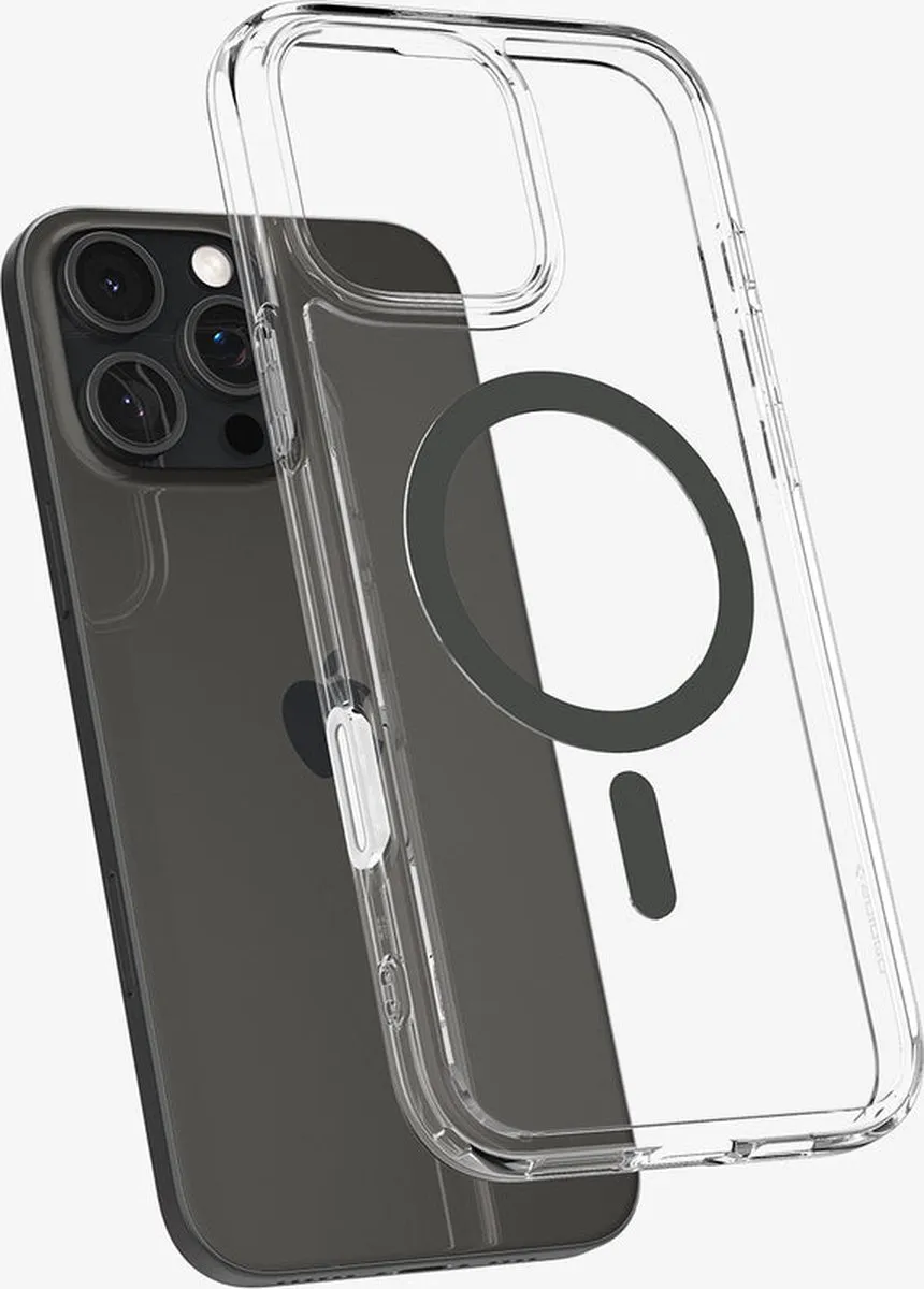 Spigen Ultra Hybrid T MagFit Hoesje iPhone 16 Pro - Transparent - afbeelding 6 van 6