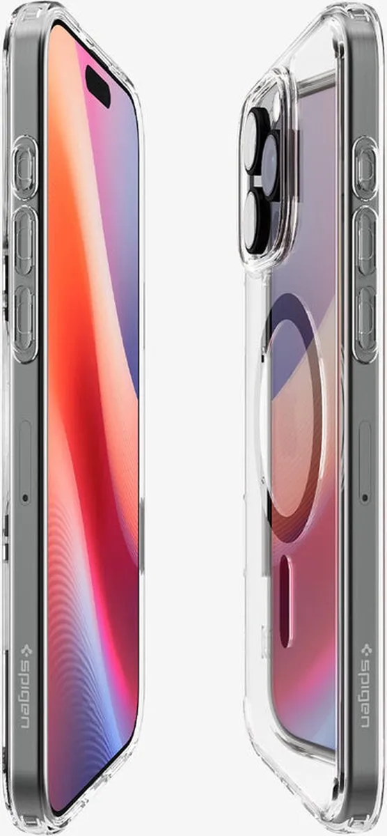 Spigen Ultra Hybrid T MagFit Hoesje iPhone 16 Pro - Transparent