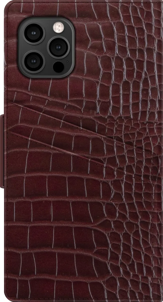 iDeal of Sweden Atelier Wallet iPhone 12/12 Pro Scarlet Croco - afbeelding 3 van 6