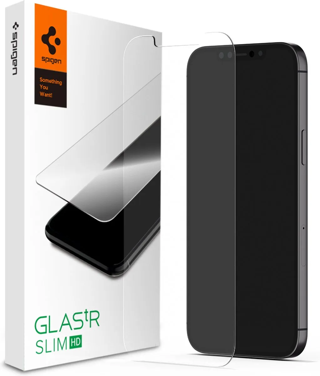 Spigen AGL01533 Glasbeschermer iPhone 12 Mini - Transparant - afbeelding 2 van 6