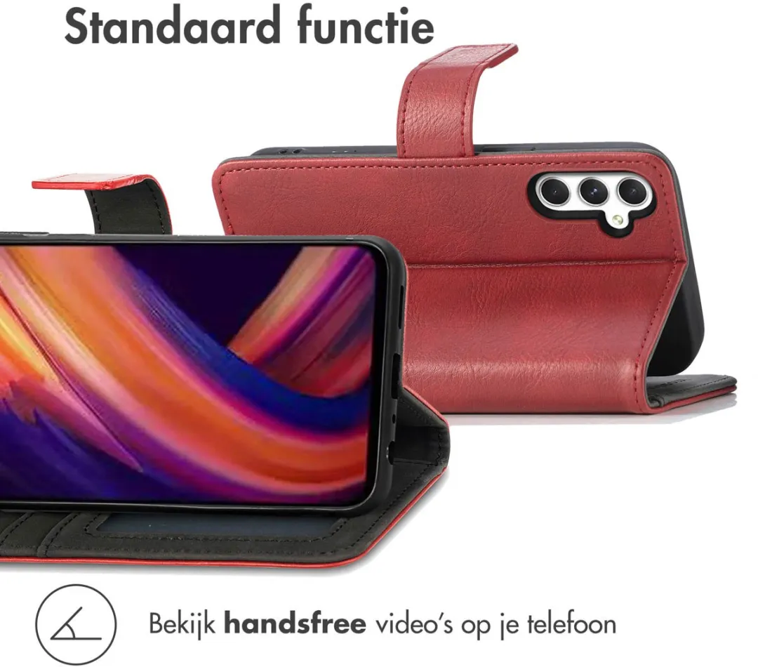 Imoshion Hoesje Samsung Galaxy A25 - 3 Pasjes Rood