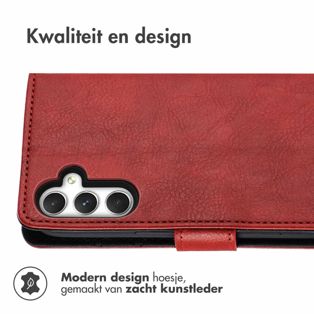 Imoshion Hoesje Samsung Galaxy A25 - 3 Pasjes Rood
