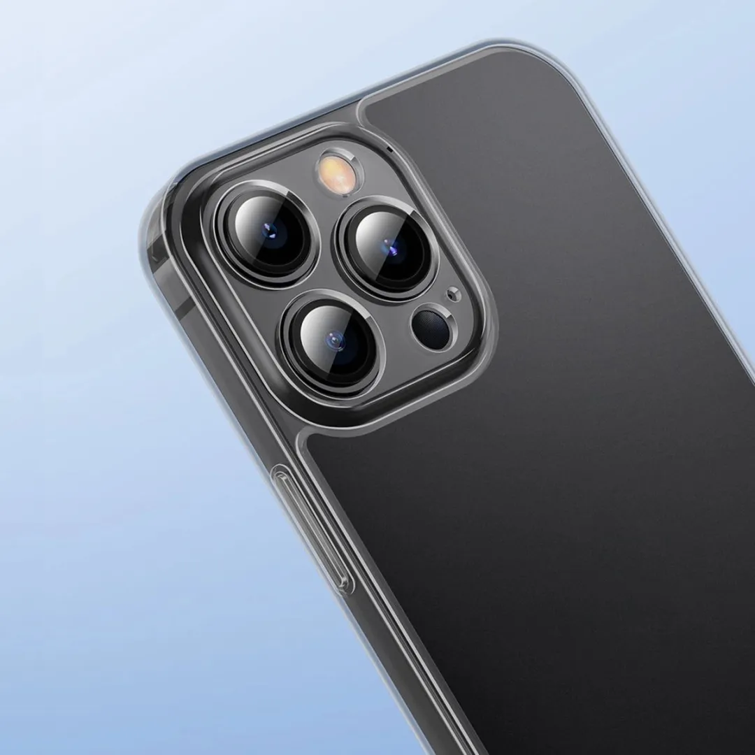 Baseus Frosted Glas Hoes iPhone 13 Pro - Zwart - afbeelding 6 van 6