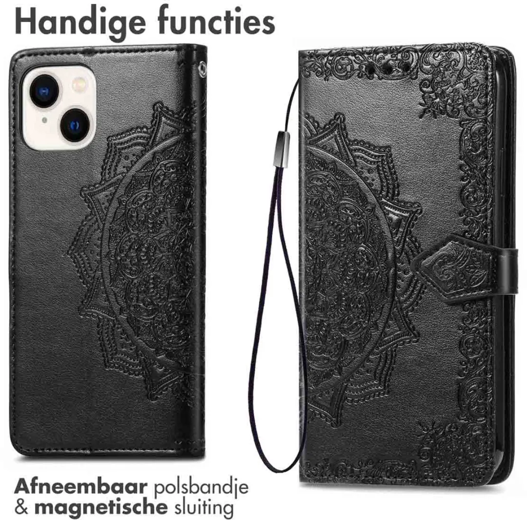 Imoshion Hoesje iPhone 15 - 3 Pasjes - Zwart - afbeelding 2 van 5