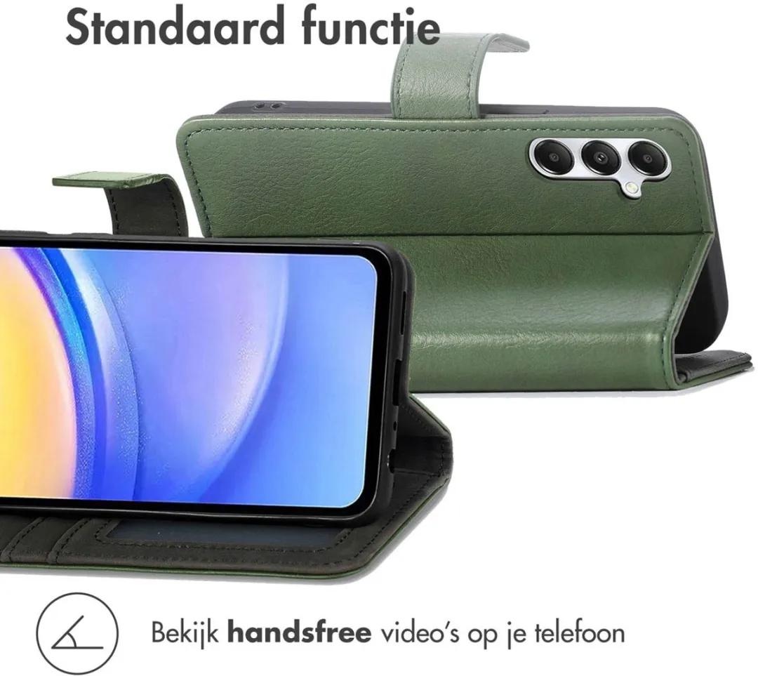 Imoshion Hoesje Samsung Galaxy A15 Groen - 3 Pasjes