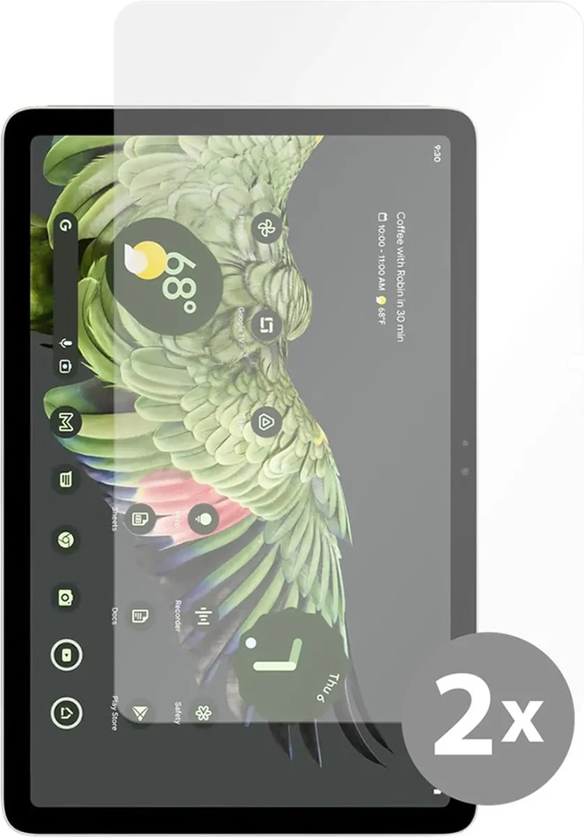 Just in Case Cazy Screenprotector Google Pixel Tablet - 2 Stuks
