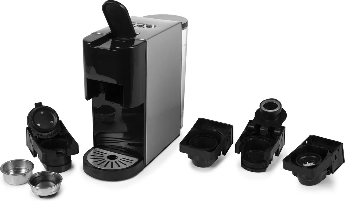 Princess 249451 Multi Capsule Koffiemachine - 5 in 1 - Zwart/Zilver