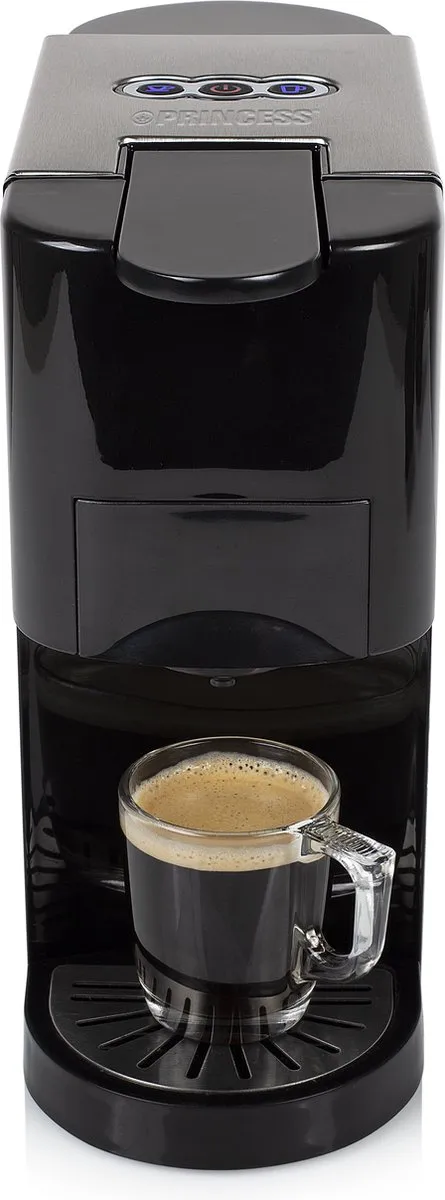 Princess 249451 Multi Capsule Koffiemachine - 5 in 1 - Zwart/Zilver